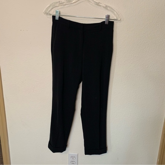 Women's Theory Black Dress Pant Trousers Size 2 - Picture 1 of 6